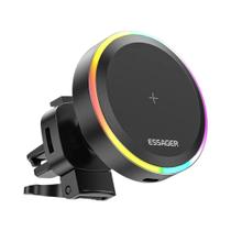 Suporte Magnético Para Telefone De Carro RGB Com Carregador Sem Fio De 15W Para iPhone 14 13 pro Max Suporte Magnético Para Telefone De Carro RGB Com Carregador Sem Fio De 15W Para iPhone 14 13 pro Max