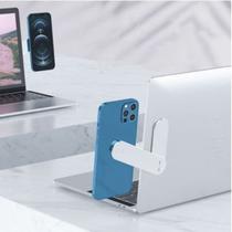 Suporte Magnético Retrátil para Celular e Notebook - Conecte-se com Estilo e Conforto!