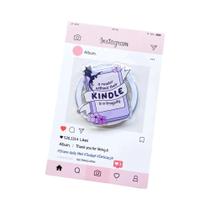 Suporte Magnético Rosa Para Kindle, Grip Magsafe Para iPhone, Samsung, Xiaomi E Acessórios