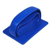 Suporte Manual para Fibras Plástico Azul com Cabo Anatômico e Ganchos de Fixação