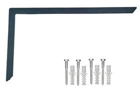 Suporte Mão Francesa Cantoneira Reforçada 50 cm PAR