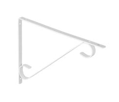 Suporte Mao Francesa Colonial Branco 40Cm - Prat-K