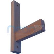 Suporte Mão Francesa De Madeira Para Prateleira, Arandela, Vasos 25x15 cm 5kg NeonX