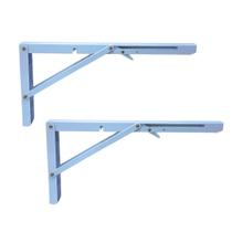 Suporte Mão Francesa Dobravél Cantoneira 35 Cm Par