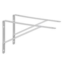 Suporte Mão francesa Leve 30cm até 35kg BRANCO - Kit c/2