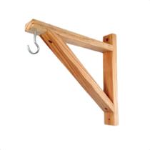 Suporte Mão Francesa Para Plantas De Pinus Com Gancho Suporte Mão Francesa Para Plantas De Pinus Com Gancho