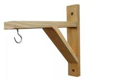 Suporte mão francesa pendurar vaso flores 25cm