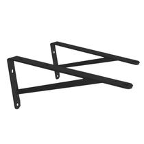 Suporte Mão francesa Pesada 40cm até 50kg C/2 Preta - Brasf