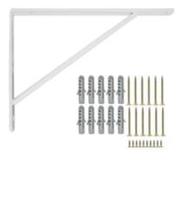 Suporte Mão Francesa Prat.20cm + Parafusos + Buchas 12 Un Suporte Mão Francesa Prat.20cm + Parafusos + Buchas 12 Un