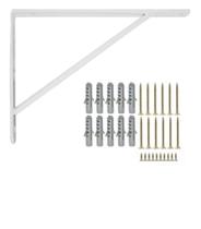 Suporte Mão Francesa Prat.25cm + Parafusos + Buchas 2 Un Suporte Mão Francesa Prat.25cm + Parafusos + Buchas 2 Un