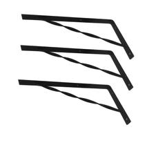 Suporte Mão Francesa Reforçada Colonial Moderno 30cm 3 pçs Suporte Mão Francesa Reforçada Colonial Moderno 30cm 3 pçs