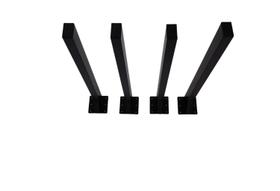 Suporte Mão Francesa Reforçado 60 Cm para Bancada, Balcão e Pia com 4 Peças na Cor Preta