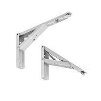 Suporte Mão Francesa Retrátil Reforçada 30Cm Mesa Dobrável