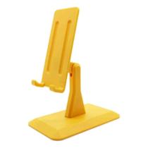 Suporte mesa celular amarelo - masticmol