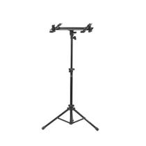 Suporte,mesa,estante p/ notebook c/ ajuste de altura/largura,travas de segurança,aço,preto