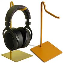 Suporte Mesa Headset Fone Ouvido Headphone Estável Antiderrapante Metal Maciço Minimalista Moderno