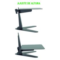 Suporte Mesa Multivisao + Inclinacao Monitor 10 A 24 Polegadas Preto