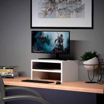 Suporte Mesa Para Monitores Ead Home Organização MDF