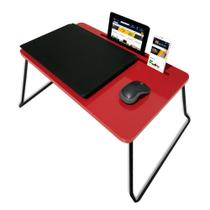 Suporte Mesa para Notebook Classic Tablet Celular para Usar na Cama Dobrável Vermelho