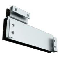 Suporte metalico p/porta de vidro mh 103 a prata