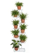 Suporte Metálico para Jardim Vertical 7 Andares Branco Suporte Metálico para Jardim Vertical 7 Andares Branco