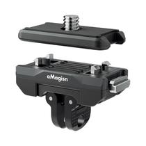 Suporte Metálico Rotativo De Liberação Rápida Para Câmeras Insta360 Ace, Ace Pro, Ace pro 2, X5, X4 Suporte Metálico Rotativo De Liberação Rápida Para Câmeras Insta360 Ace, Ace Pro, Ace pro 2, X5, X4