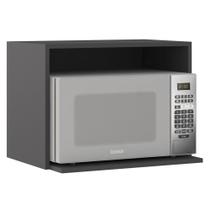 Suporte Micro-ondas Forno 58cm Aéreo Grafite Z44 - Mpozenato