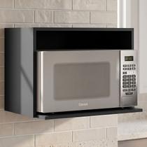 Suporte Micro-ondas Forno 58cm Aéreo Grafite Z44 - Mpozenato