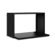 Suporte Micro-ondas/forno/Air Fryer Nicho Prateleira Cor Preto em MDF 60cm - Organização e Decoração de Cozinha
