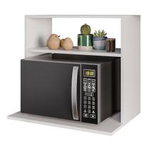 Suporte Micro-Ondas Forno Armário Aéreo 60cm 1 Prateleira Aura M24 Branco - Mpozenato
