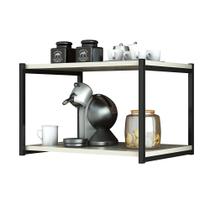 Suporte Micro-ondas/hall De Entrada De Luxo Moderno Off White