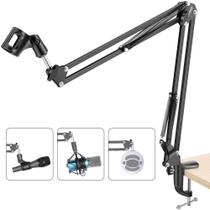 Suporte microfone ajustavel articulado em aço profissional premium universal Suporte microfone ajustavel articulado em aço profissional premium universal