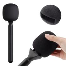 Suporte Microfone De Lapela Entrevista Com Bastão De Mão Suporte Microfone De Lapela Entrevista Com Bastão De Mão
