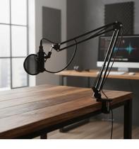 Suporte microfone mesa articuado 35aklx