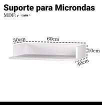 Suporte microondas e impressora 100% mdf - Tcnichos