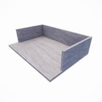 Suporte Microondas Forno Forninho Nicho Branco 60x15x43 para 20 25 30 31 32 Litros Suspenso