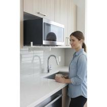 Suporte Microondas Forno Parede Aço Carbono Ajustável Branco