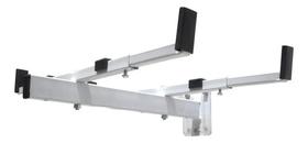 Suporte Microondas/Forno Regulável Parede Branco Aço Carbon