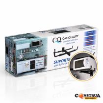 Suporte Microondas Parede E Forno Elétrico Aço Carbono Cab Quality Qs70 Preto