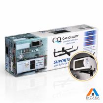 Suporte Microondas Parede E Forno Elétrico Aço Carbono Cab Quality Qs70 Preto