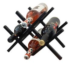 Suporte Mini Aparador Vinho 4 Garrafas Adega Aço Industrial