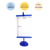 Suporte Mini Banner 10x15 Azul Royal - Valor Unitário