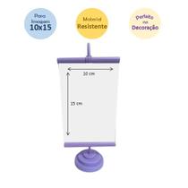 Suporte Mini Banner 10x15 Lilás - Valor Unitário