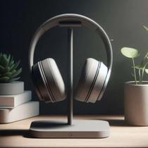 Suporte moderno minimalista para fone de ouvido, Headphone e Headset. Suporte moderno minimalista para fone de ouvido, Headphone e Headset.