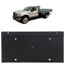 Suporte Moldura Placa Traseira F4000 1999 2020 Preto Acabamento Liso