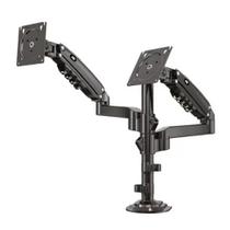 Suporte Monitor Ajustável 17" a 35" com Pistão a Gás Duplo Preto PIX Suporte Monitor Ajustável 17" a 35" com Pistão a Gás Duplo Preto PIX