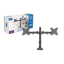 Suporte monitor ajustavel ( 2 monitores ) - morsa - 10 a 32 - px-dme32d