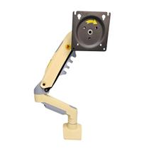 Suporte Monitor Amarelo F80 Articulado Pistão A Gás 17 A 30
