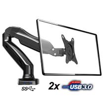 Suporte Monitor Articulado F90 Usb Elg Com 2 Portas