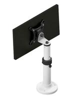 Suporte Monitor Balcão Teto Ajuste Telescópio Branco 10 A 32 Polegadas